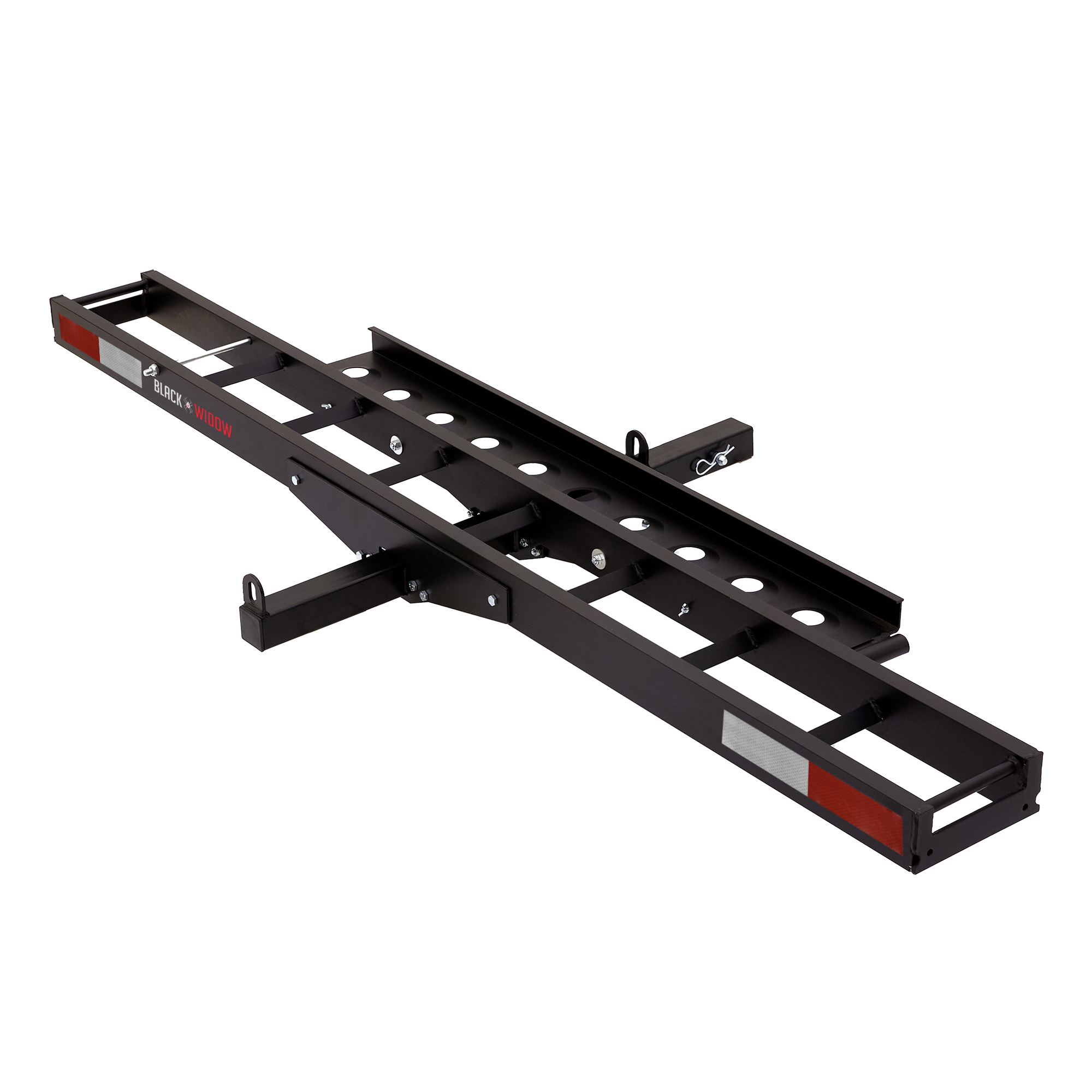 Black Widow, Black anodized aluminum 400 lb. capacity motorcycle carrier, Material Steel, Model# AMC-400-PRO